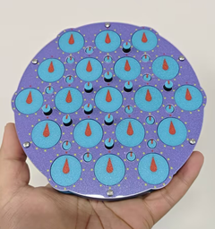Cube4you Hexagram Clock 19 Magnetic (3D Printed)
