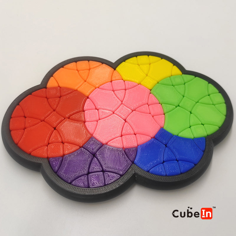 Cube4you Rainium Rainbow Puzzle V1 V2 -3D printed Logic Puzzle