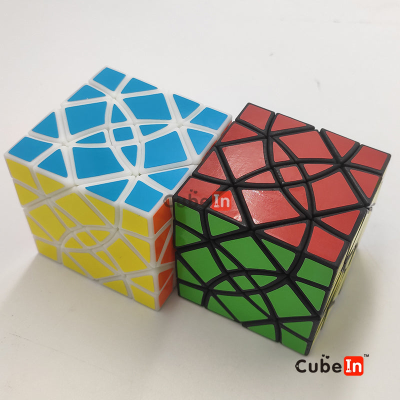 Zhecube Raptor + Skewb cube