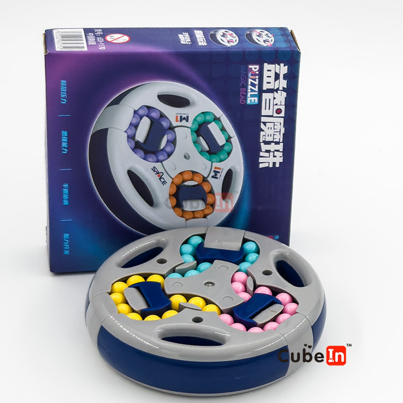 4 rings 3D Flying Saucer Puzzle - Double-Sided Flipping Sequential Hungarian Ring