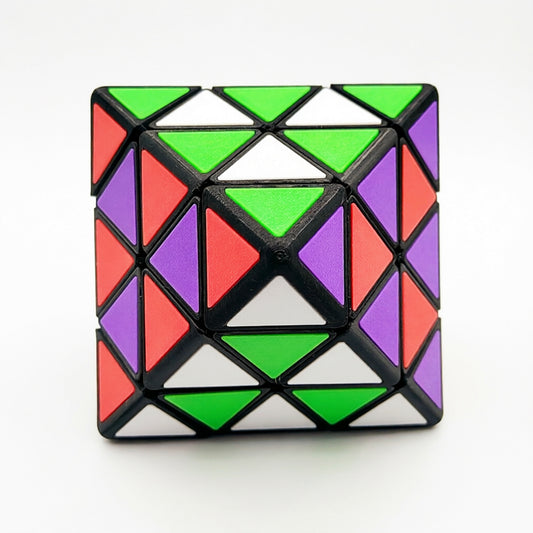 ZePuzzles 11cm 3D Printed FTO (Face-Turning Octahedron) - Professional Teaching & Collector's Edition