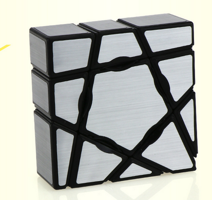 YJ Ghost Cube 1x3x3 Gold Puzzle