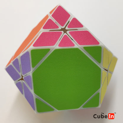 Xi Tetrakaidecahedron Skewb 3D printed MOD