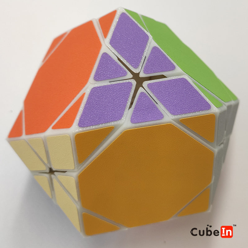 Xi Tetrakaidecahedron Skewb 3D printed MOD