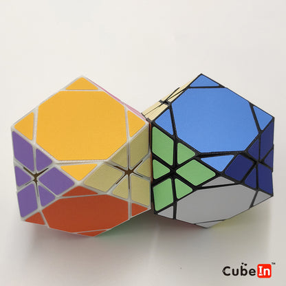 Xi Tetrakaidecahedron Skewb 3D printed MOD