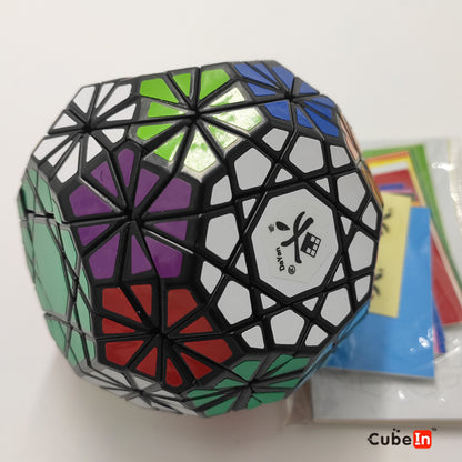 DaYan Gem VI (Gem 6) Black - 30-Sided Rhombic Triacontahedron Puzzle