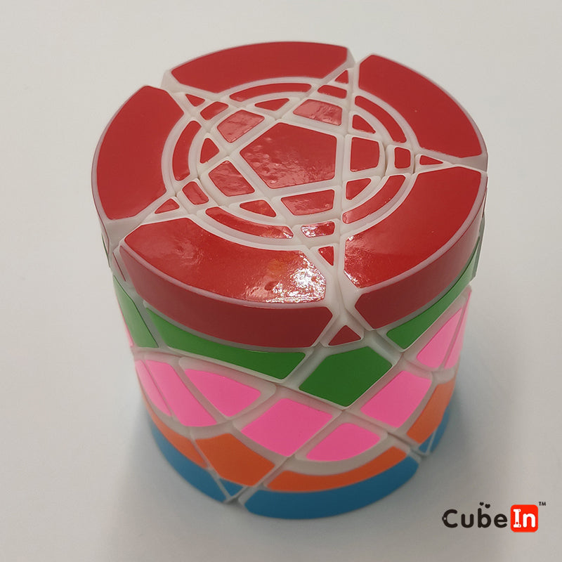 Zhecube Crazy Megaminx Cylinder (2 circles, with 1 / 0 Value )