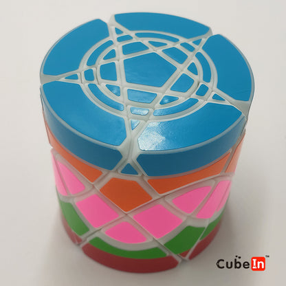 Zhecube Crazy Megaminx Cylinder (2 circles, with 1 / 0 Value )