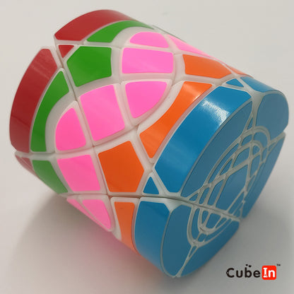 Zhecube Crazy Megaminx Cylinder (2 circles, with 1 / 0 Value )