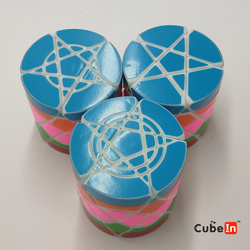 Zhecube Crazy Megaminx Cylinder (2 circles, with 1 / 0 Value )