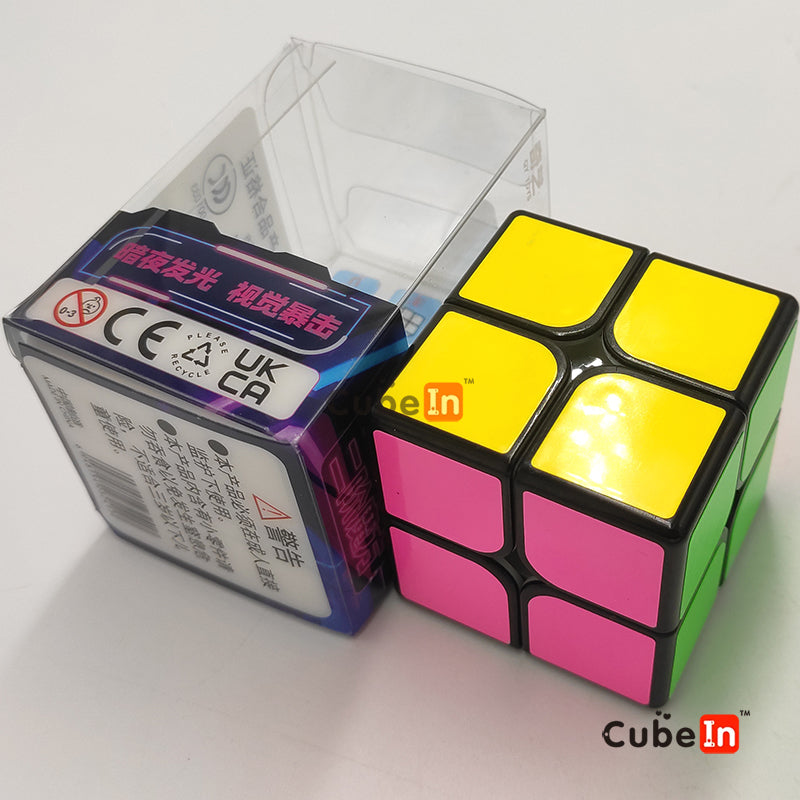 Qiyi Glow in Dark Stickers series 2x2 3x3 M Pyraminx Mirror cube