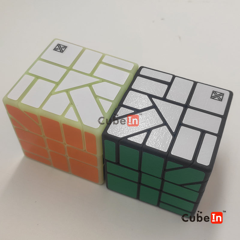 x² Asterisk Cube (3D Printed)