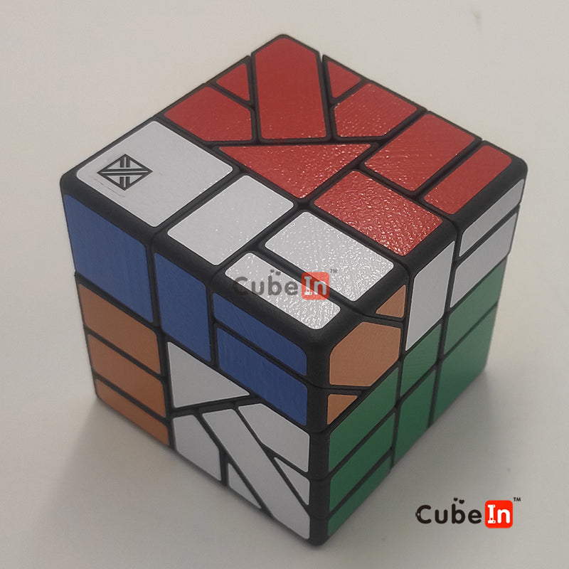 x² Asterisk Cube (3D Printed)