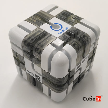 3D Maze 3x3 Cube Rolling Puzzle with Steel Ball
