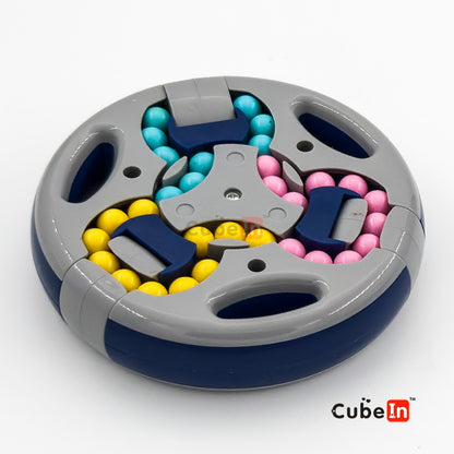 4 rings 3D Flying Saucer Puzzle - Double-Sided Flipping Sequential Hungarian Ring