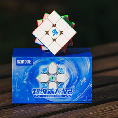 MoYu Super WeiLong V2 3x3 MagLev & AI Smart - 18th Anniversary Cube