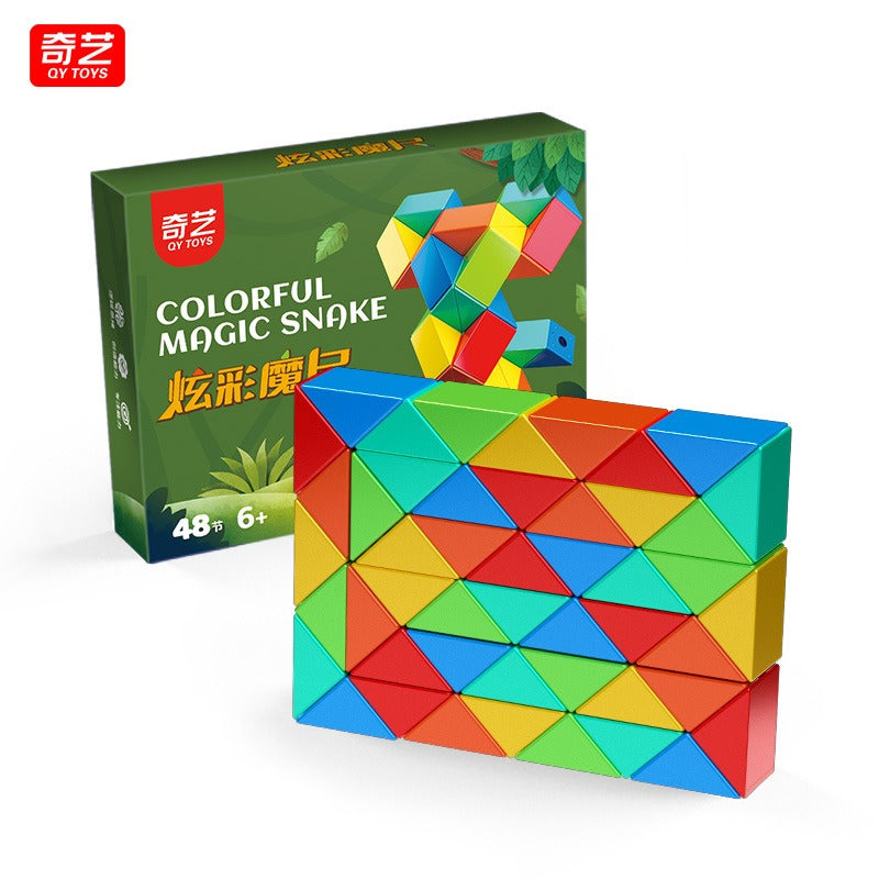 Qiyi 360° Rotated Spring Magic Snake Puzzle