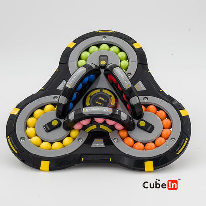 6 Rings Spacecraft Puzzle - 3D Interlocking Track Sequential Movement Hungarian Rings