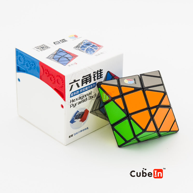 Diansheng Hexagonal pyraminx cube V2 Tiled - 3x3 Shape Mod Puzzle