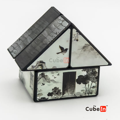 Diansheng X2 cube - Ink Wash Jiangnan House Puzzle