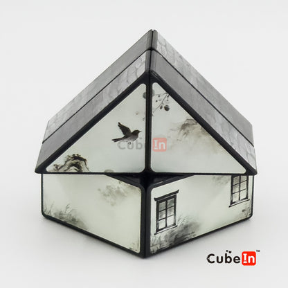 Diansheng X2 cube - Ink Wash Jiangnan House Puzzle