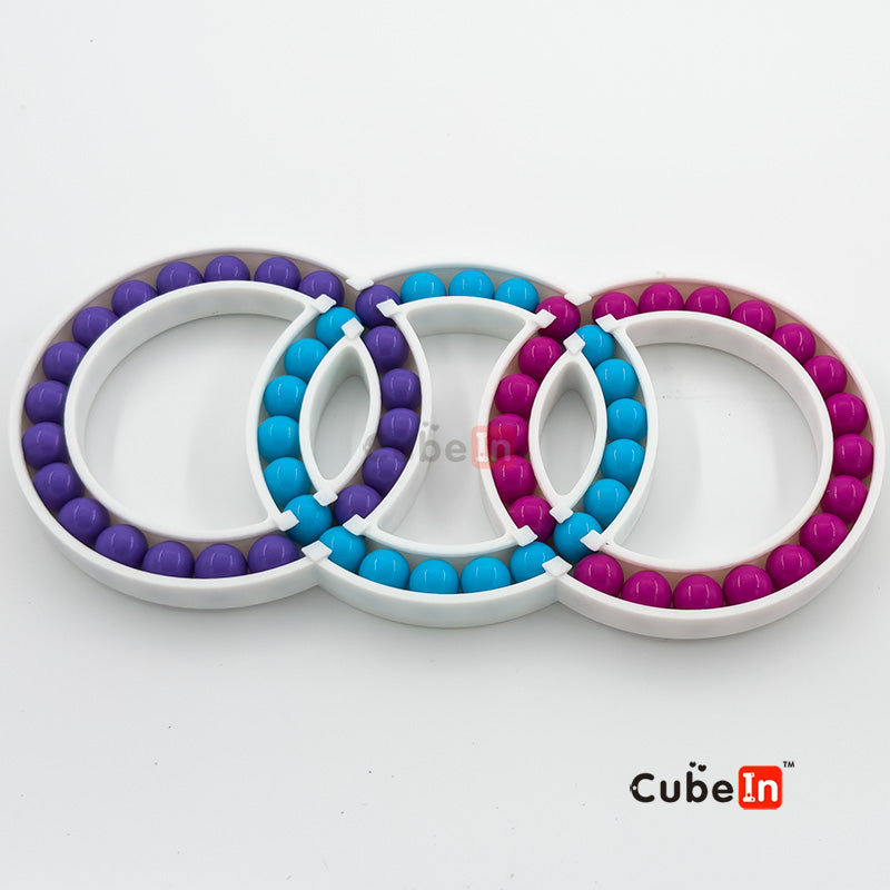 Triple Hungarian Rings Puzzle (3D printed)