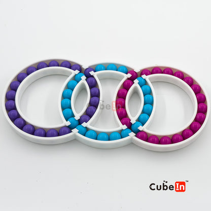 Triple Hungarian Rings Puzzle (3D printed)