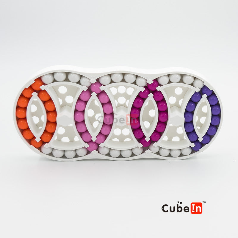 Triple Hungarian Rings Puzzle (3D printed)