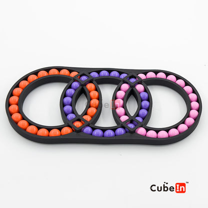 Triple Hungarian Rings Puzzle (3D printed)
