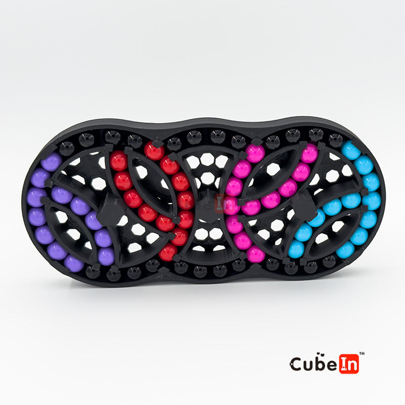 Triple Hungarian Rings Puzzle (3D printed)