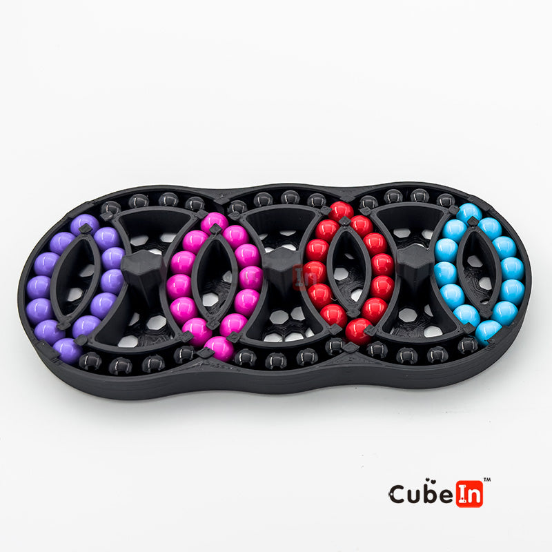 Triple Hungarian Rings Puzzle (3D printed)