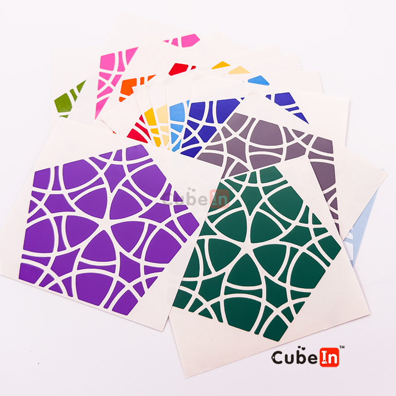 Stickers for David Pitcher's Andromeda Dodecahedron Unbandaged