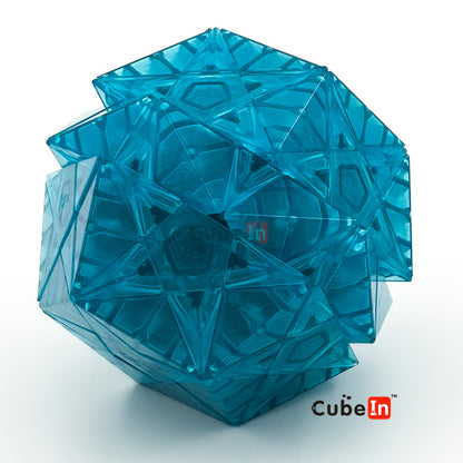 MF8 Starminx V2 - Transparent Blue Limited Edition Deep-Cutting Dedocahedron