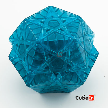 MF8 Starminx V2 - Transparent Blue Limited Edition Deep-Cutting Dedocahedron