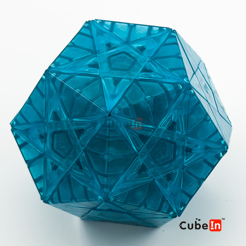MF8 Starminx V2 - Transparent Blue Limited Edition Deep-Cutting Dedocahedron