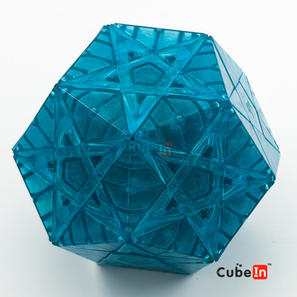 MF8 Starminx V2 - Transparent Blue Limited Edition Deep-Cutting Dedocahedron