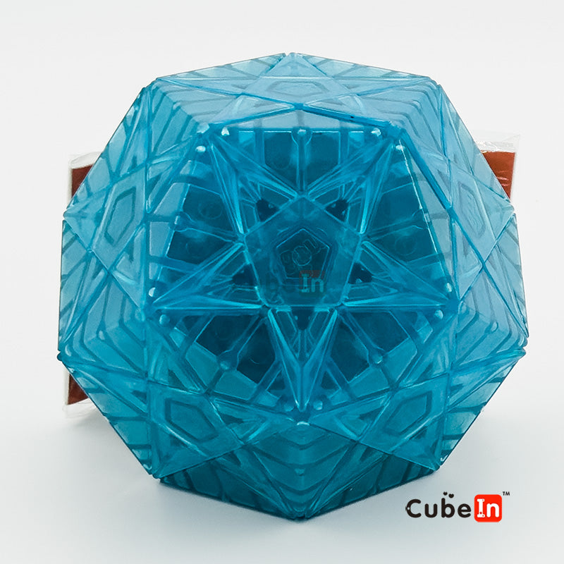 MF8 Starminx V2 - Transparent Blue Limited Edition Deep-Cutting Dedocahedron