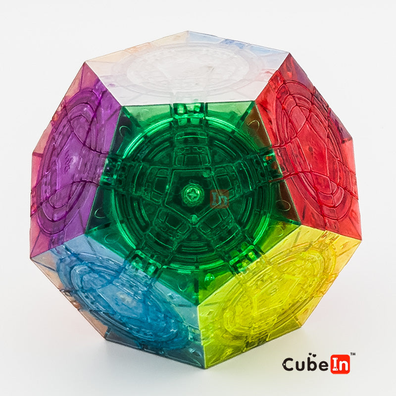 MF8 Triple Crazy Megaminx 3 Circles- Crystal Transparent Limited Edition Masterpiece