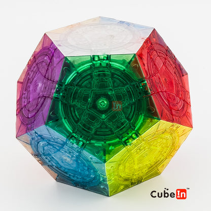 MF8 Triple Crazy Megaminx 3 Circles- Crystal Transparent Limited Edition Masterpiece