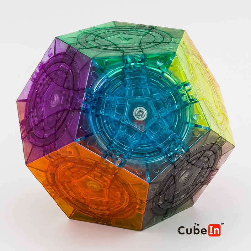 MF8 Triple Crazy Megaminx 3 Circles- Crystal Transparent Limited Edition Masterpiece