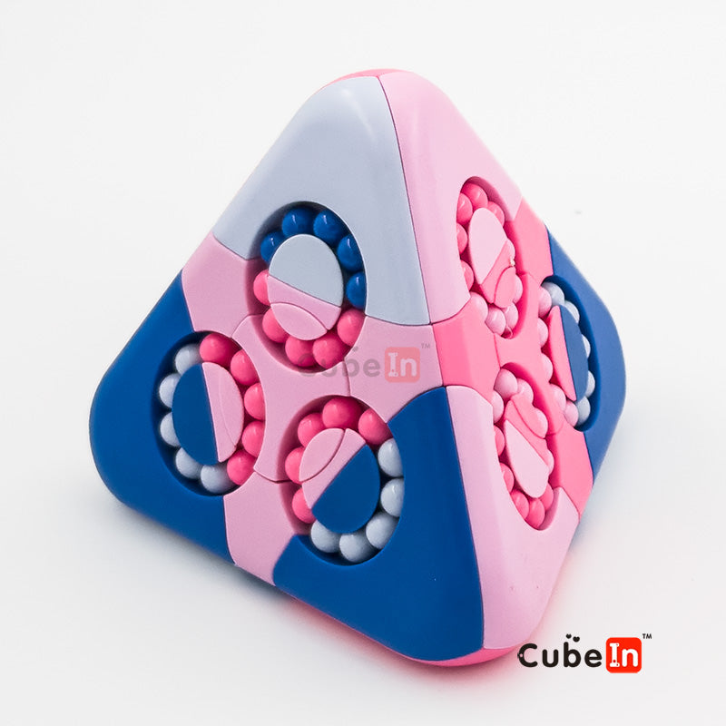 Magic Bean Ball Pyraminx - Rotary Rotating Beads Twisty Puzzle