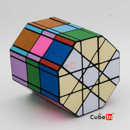 GeCube Master Halve Octagonal Prism - Deep Cut 3D Printed Custom Mechanical Puzzle