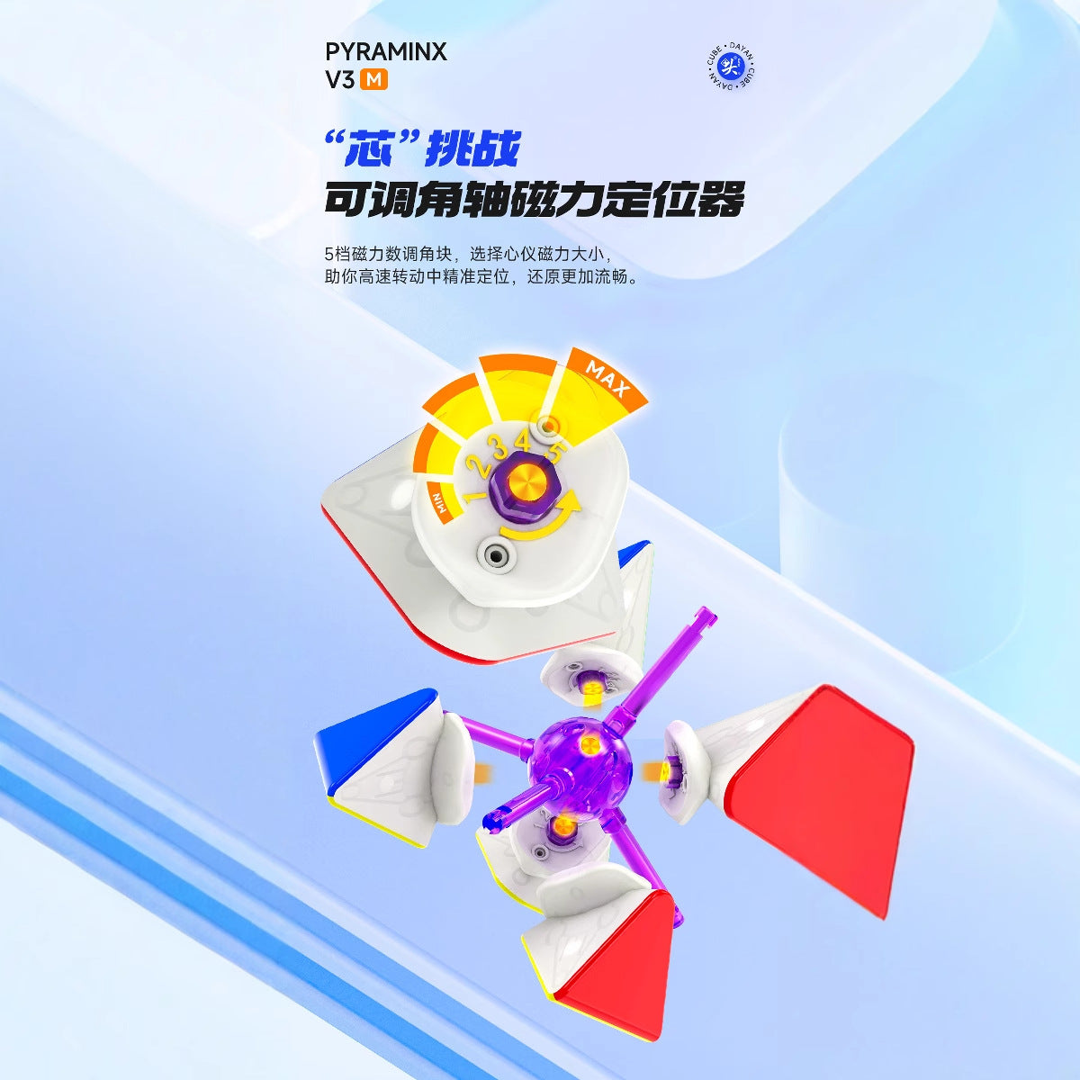 Dayan Pyraminx V3 Magnetic UV