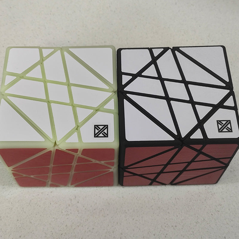 x² Ribbon Skewb cube (3D)