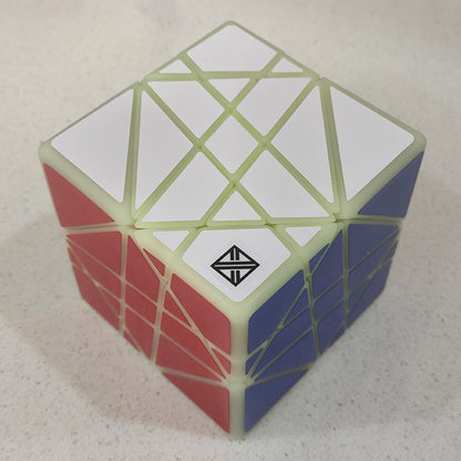 x² Ribbon Skewb cube (3D)