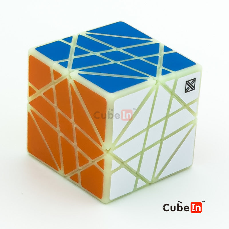 x² Ribbon Skewb cube (3D)