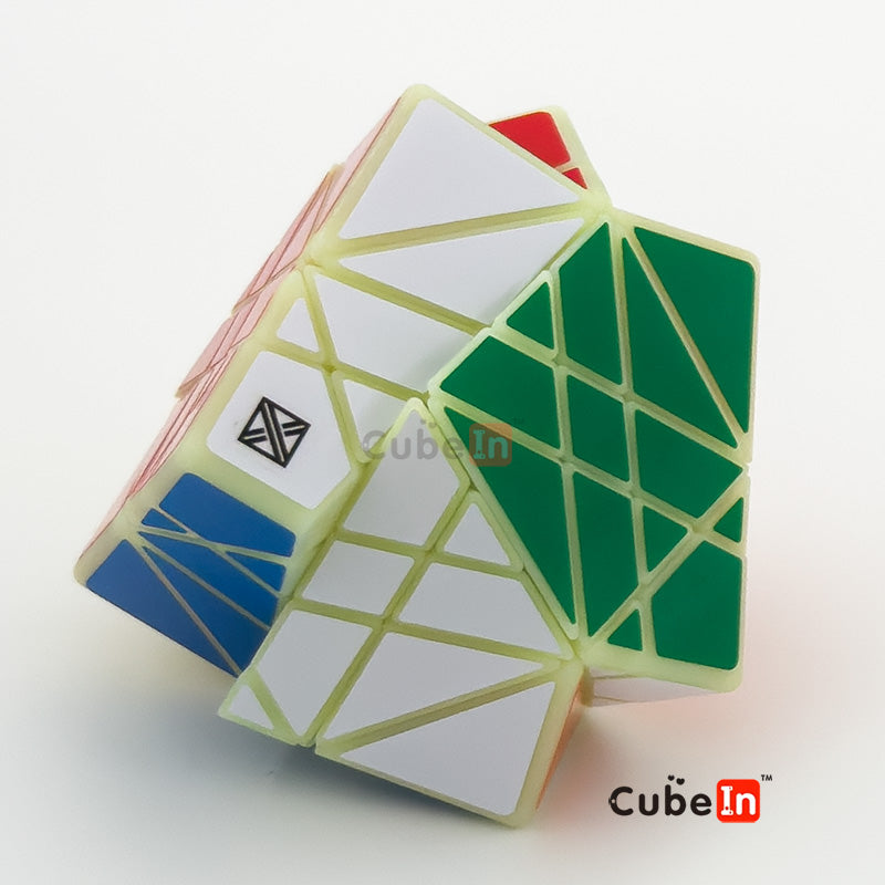 x² Ribbon Skewb cube (3D)