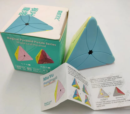 Moyu Triangle Pyraminx Maple Leaf Corner Twist Pyraminx Boomerang Bead Pyraminx  Kindergarten Kids Learning - CubeIn