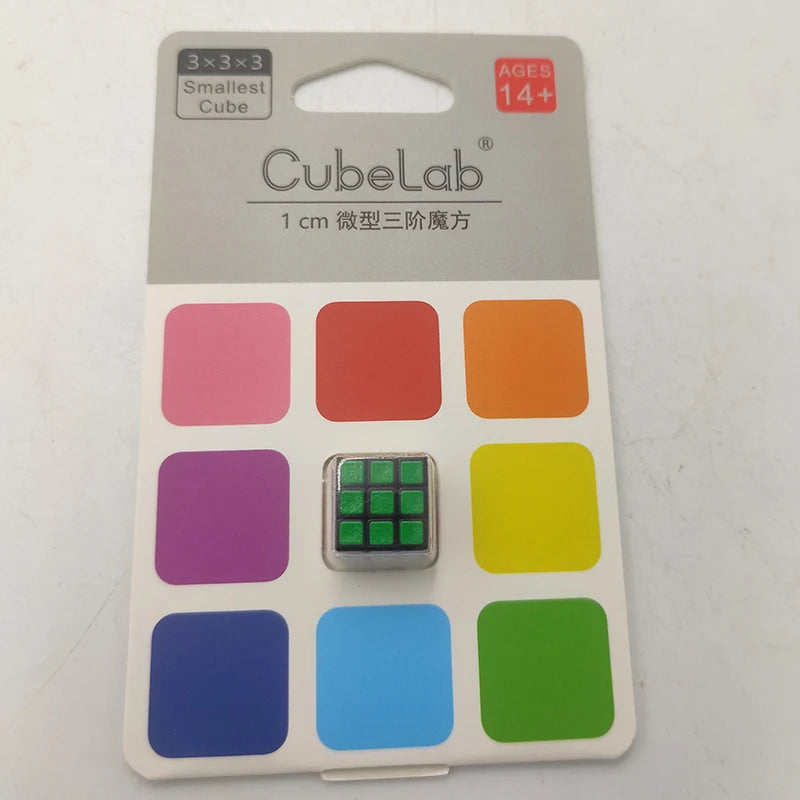 World Smallest 1cm 3x3 Black - CubeIn