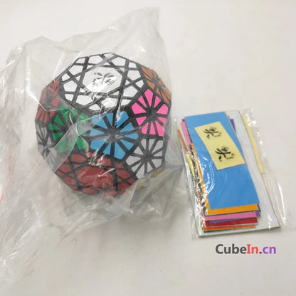 DaYan Gem VI (Gem 6) Black - 30-Sided Rhombic Triacontahedron Puzzle